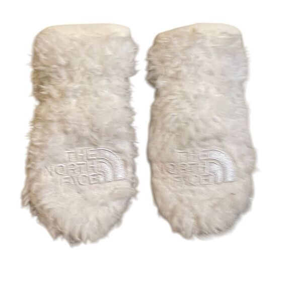 The north face fuzzy mittens infant size 0-6 months - Picture 1 of 6